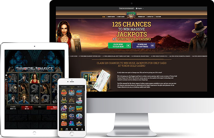 Mobile casino games at Yukon Gold