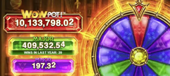 Sisters of Oz WowPot jackpot slot machine