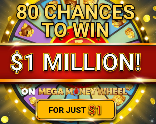 Free spins on the Mega Money Wheel at Zodiac Casino