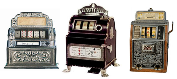 The invention of slot machines in 1891
