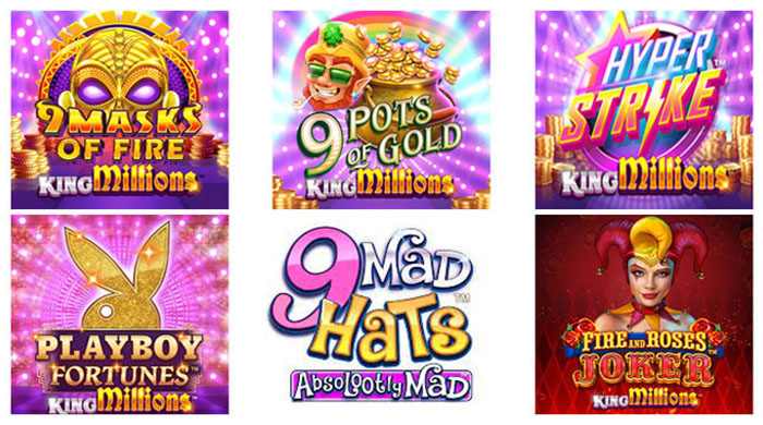 King Millions Slots series in Canada